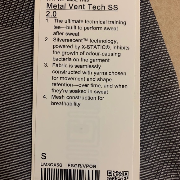 Lululemon Mens Metal Vent Tech Short Sleeve Shirt Size S - NWT - Picture 7 of 13